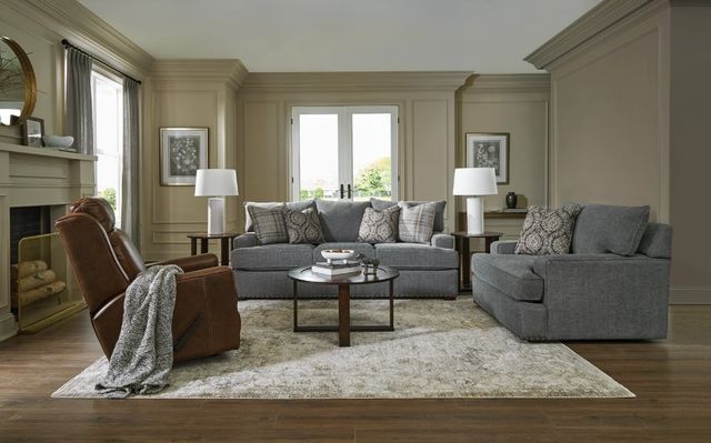 Creek Side Customs Customizable Emerson Chair and a Half with Nailhead Trim-2