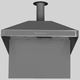 Vent-A-Hood® A Series 48" Gunsmoke Retro Style Wall Mounted Range Hood-0