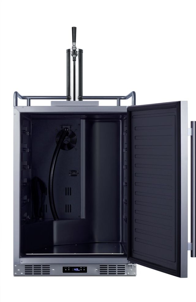 Summit® 24" Stainless Steel Outdoor Kegerator -2