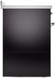 Ilve® Nostalgie II Series 30" Glossy Black Pro Style Induction Range-4