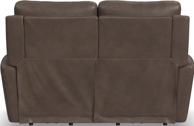 Flexsteel® Carter Cappuccino Power Reclining Loveseat with Power Headrests and Lumbar-3