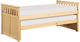 Homelegance® Bartly Natural Twin/Twin Trundle Bed-0