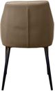 Corcoran Importation Taupe Leather Dining Arm Chair-3
