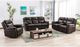 Mazin Furniture Peabody Brown Upholstered Rocker Recliner-4