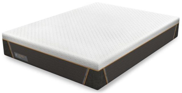 Glideaway® Hybrid Dark Gray and Off-White 12" Firm King Mattress-0