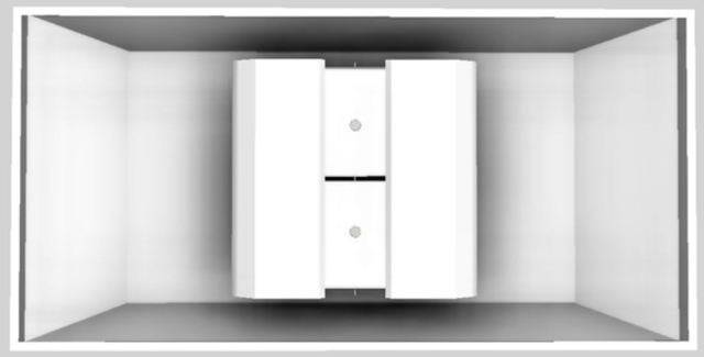 Vent-A-Hood® 60" White Euro-Style Island Range Hood-2
