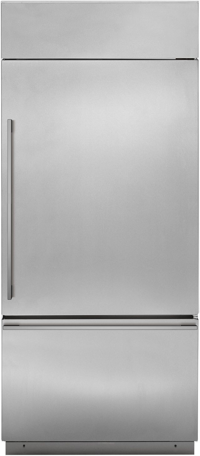 Monogram® 21.3 Cu. Ft. Stainless Steel Built In Bottom Freezer Refrigerator-0