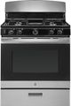 GE® 30" Stainless Steel Free Standing Gas Range-0