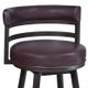 Armen Living Madrid Brown 30" Bar Stool-2