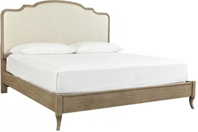 aspenhome® Provence Patine King Upholstered Bed-0