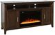 Jofran Inc. Urban Icon Merlot Electric Fireplace Media Console with Crystal Display-0