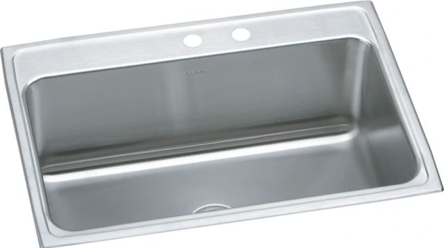 Elkay Lustertone® Classic Lustrous Satin 31" x 22" x 11-5/8" MR2-Hole Single Bowl Drop-In Sink-0