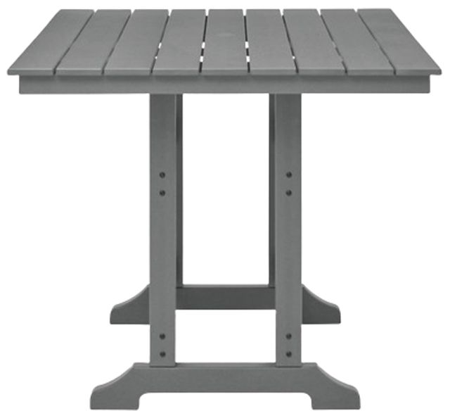 Signature Design by Ashley® Ross Cove Dark Gray Aluminum/Plastic Outdoor Counter Table-1