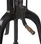 YHD Brown Pub Table with Black Base-4