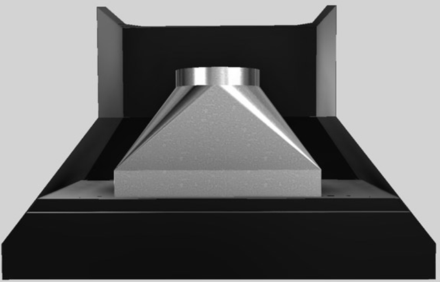 Vent-A-Hood® 48" Black Wall Mounted Range Hood-3
