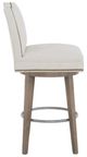 Fairfield® Customizable Entree Dining Empire Short Back Swivel Bar Stool-2