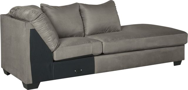 Signature Design by Ashley® Darcy 2-Piece Cobblestone Right-Arm Facing Sofa Sectional and Chaise-2