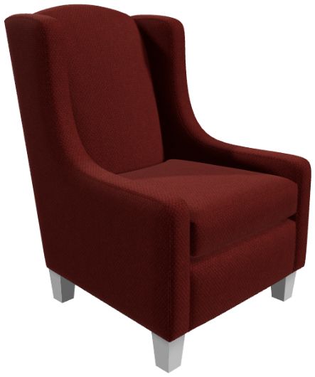 Craftmaster® Customizable New Traditions Plush Tight Back Wing Chair-2