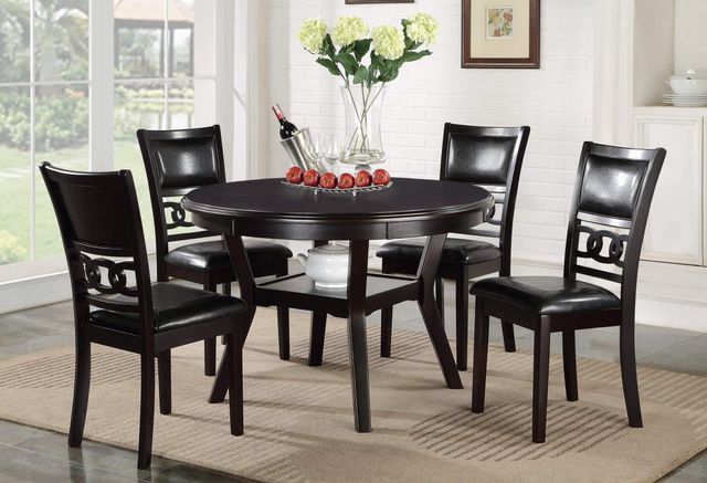 New Classic® Home Furnishings Gia Ebony Dining Side Chair-1