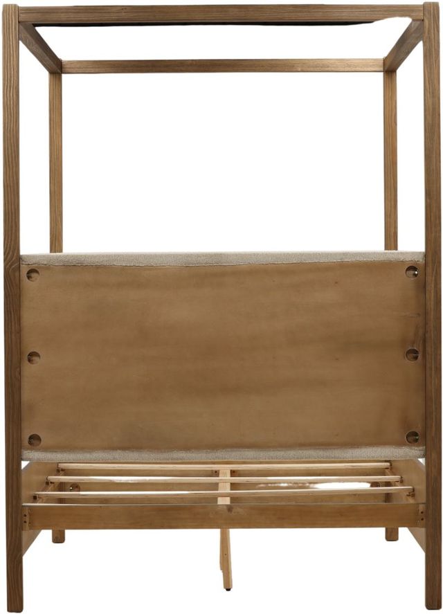Dovetail Furniture Emmalyn Dark Brown Queen Canopy Bed-3