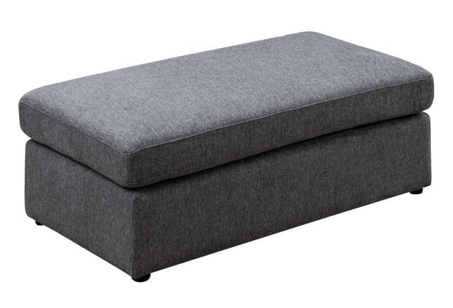 Mazin Furniture Evelyn Neutral Gray Ottoman-0