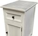 Crestview Collection Queenstown White Chairside Table-1