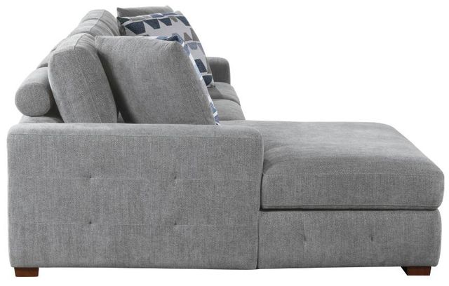 Homelegance® Raife 3-Piece Gray Sleeper Sectional with Left Chaise and Ottoman-2
