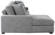 Homelegance® Raife 3-Piece Gray Sleeper Sectional with Left Chaise and Ottoman-2