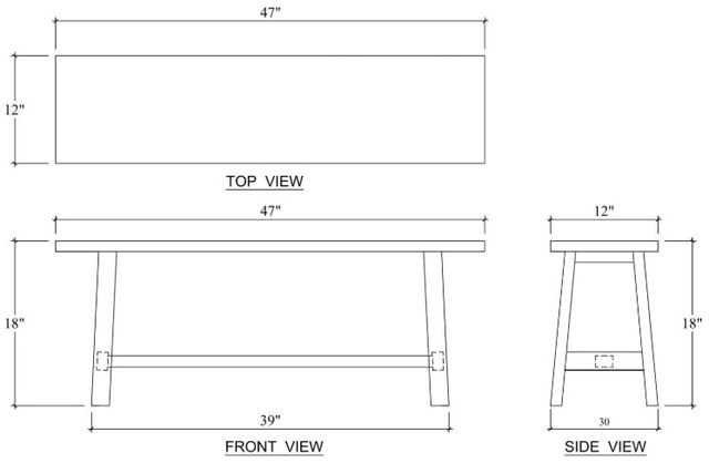 Bramble Tuscan Bench-2