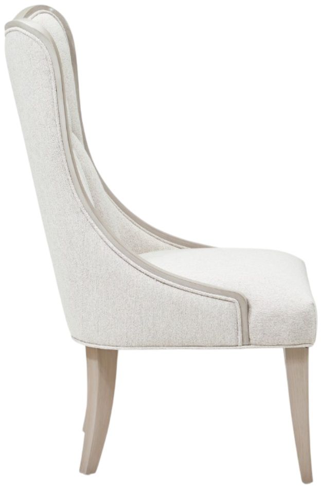 Michael Amini® St. Charles Dove Gray Side Chair-2