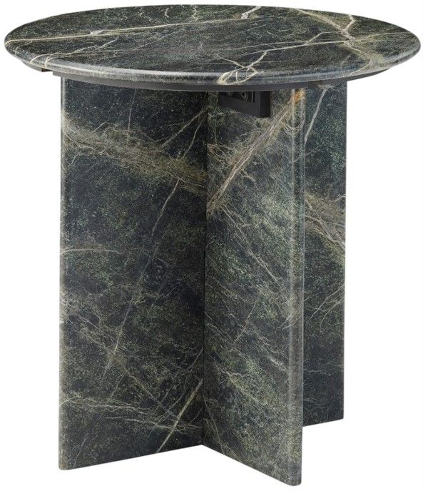 Crestview Collection Virentia Black End Table-0