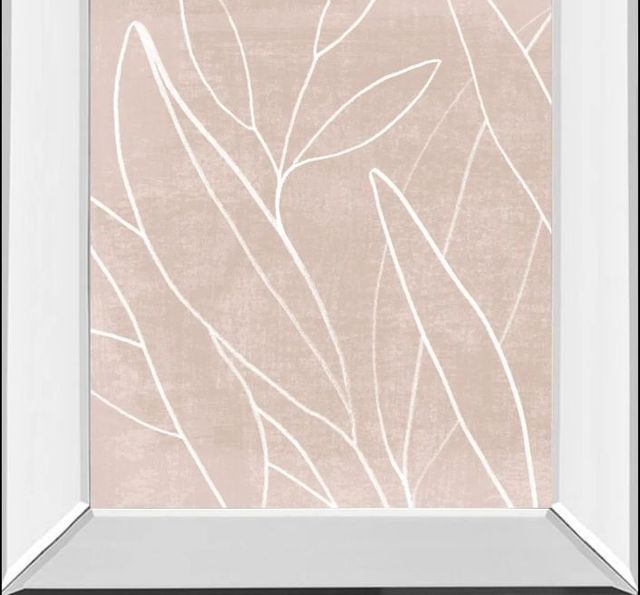 Classy Art Mauve Magic I by Grace Popp Mirror Framed Wall Art-1
