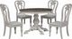 Liberty Furniture Magnolia Manor 5-Piece Antique White/Weathered Bark Pedestal Dining Set-0