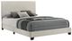 Coaster® Dorian Cream Eastern King Upholstered Panel Bed -0