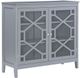 Linon Fetti Gray Large Cabinet-0