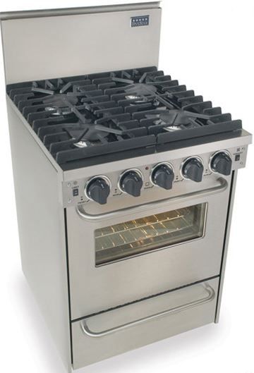 FiveStar 24" Stainless Steel Freestanding Gas Range-0