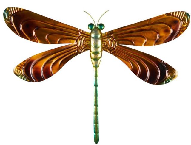 Deco Marche Multi-Colored Dragonfly Wall Decor-0
