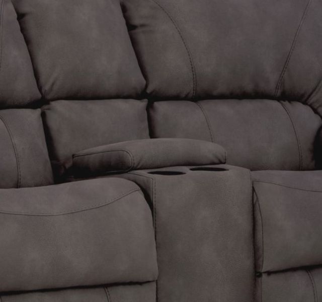 HomeStretch Rhino Pewter Manual Reclining Loveseat-2
