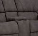 HomeStretch Rhino Pewter Manual Reclining Loveseat-2