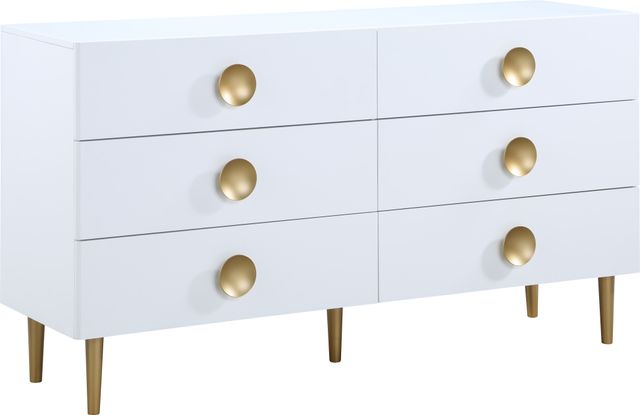 Meridian Furniture Zayne White Dresser-0