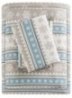 Olliix by Woolrich Flannel Blue Snowflakes California King Cotton Sheet Set-0