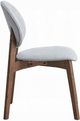 ACME Furniture Hadasa 2-Piece Light Gray/Walnut Dining Side Chair Set-4