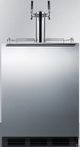 Summit® 5.5 Cu. Ft. Stainless Steel Beer Cooler/Kegerator-0