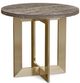 Bassett® Furniture BenchMade Andover Oak Round End Table-0