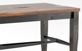 Canadel Spice Washed Two Tone Wood Bench-1