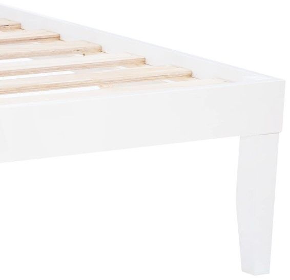 Powell® Portix White King Simple Bed-2