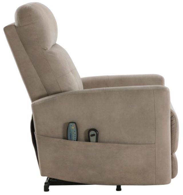 Homelegance® Wichita Brown Power Lift Recliner with Massage and Heat-3