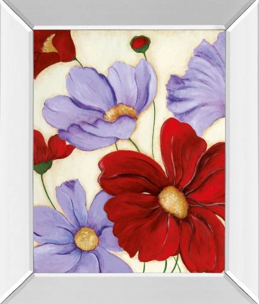 Classy Art Lavender and Red Il by Tava Studios Wall Art-0