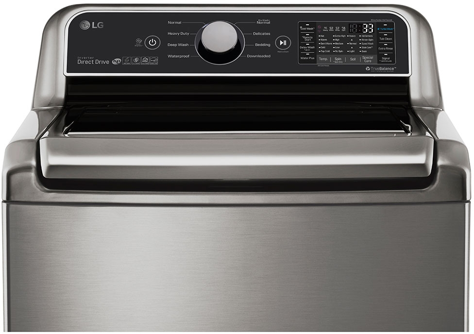 LG 5.0 Cu. Ft. Graphite Steel Top Load Washer Nebraska Appliance Center Norfolk NE