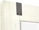 Magnussen Home® Chesters Mill Alabaster/Aged Iron Portrait Mirror-2